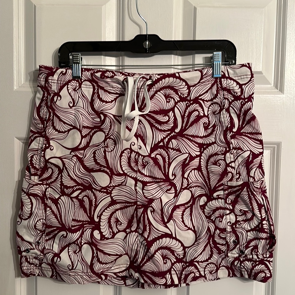 TITLE NINE Patterned Cargo Outdoor Skirt 6 (Z)